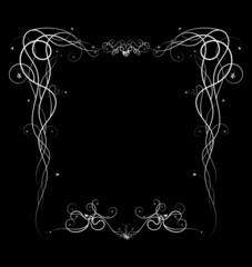 grapes black frame weaving organic with berries