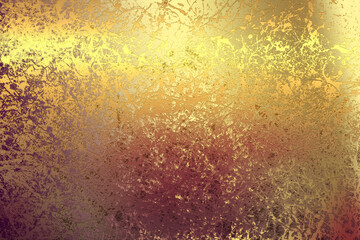 Golden Abstract  decorative paper texture  background  for  artwork  - Illustration
