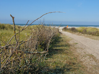 Strand und D&uuml;nen auf der Nordseeinsel Juist