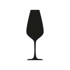 Vector illustration. Wine and cocktail glass isolated icon. - obrazy, fototapety, plakaty