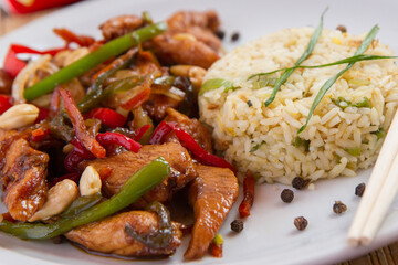 Chinese Food chicken and rice
