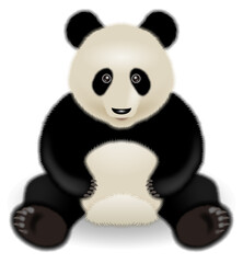 パンダのイラスト