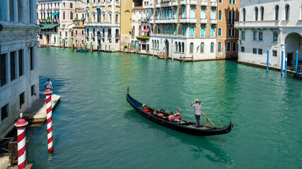 Fototapeta na wymiar Venezia canals on summer