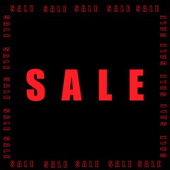sale black red  