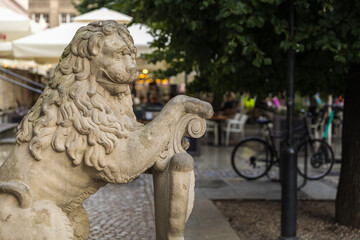 Obraz premium statue of lion