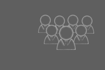 Teamwork, background with people, corporate people icon. group of persons, office teamwork pictogram and business team silhouette icons set Vector
