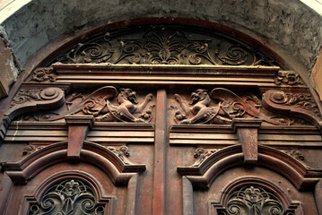 detail of the church of the holy sepulchre