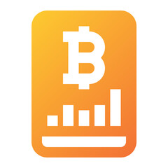 bitcoin application icon illustration