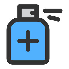 Fototapeta premium disinfection icon illustration