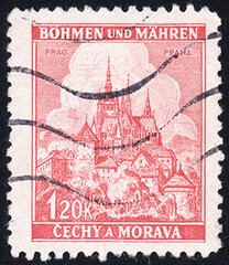 Postage stamps of the Morava. Stamp printed in the Morava. Stamp printed by Morava.