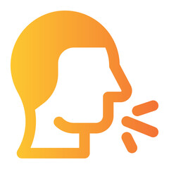 cough icon illustration