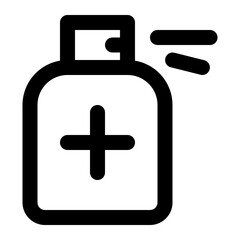 disinfection icon illustration