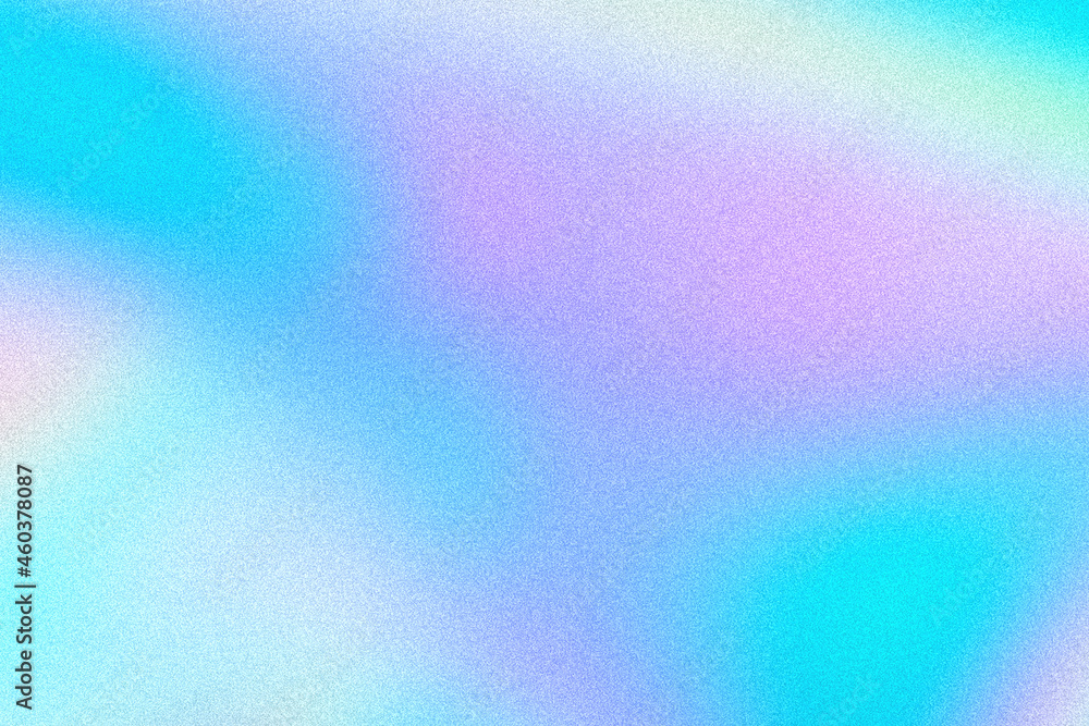 Leinwandbilder abstract pastel holographic blurred grainy gradient background texture. colorful digital grain soft 