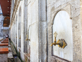 Ottoman architecture, historical mosque faucets