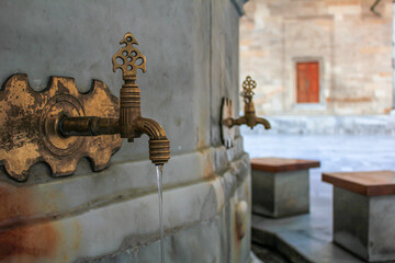 Ottoman architecture, historical mosque faucets