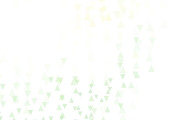 Light Green, Red vector background with triangles.