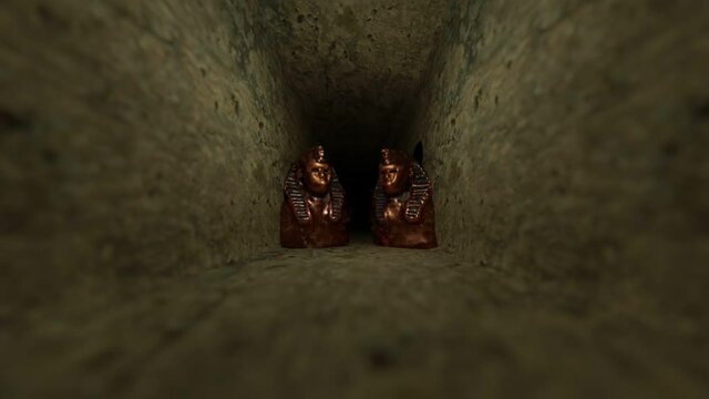 egyptian tomb inside