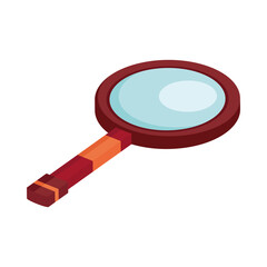 wooden magnifying glass