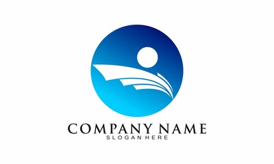 Human care vector logo