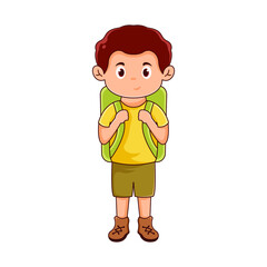 Climbing person character template design