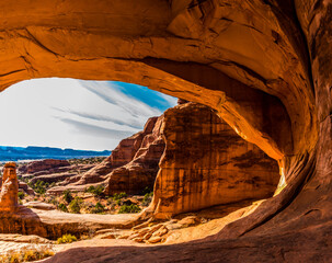 Tower Arch In The Klondike Bluffs, Arches National Park, Utah, USA