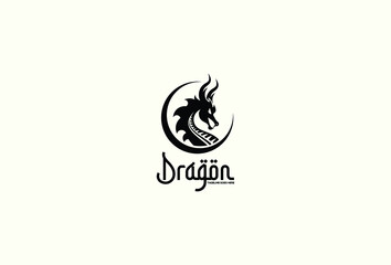 dragon head logo exclusive design inspiration