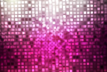 Dark Pink vector backdrop with rhombus.