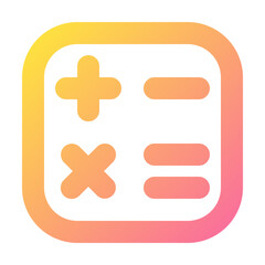 Obraz premium Calculator Icon Illustration