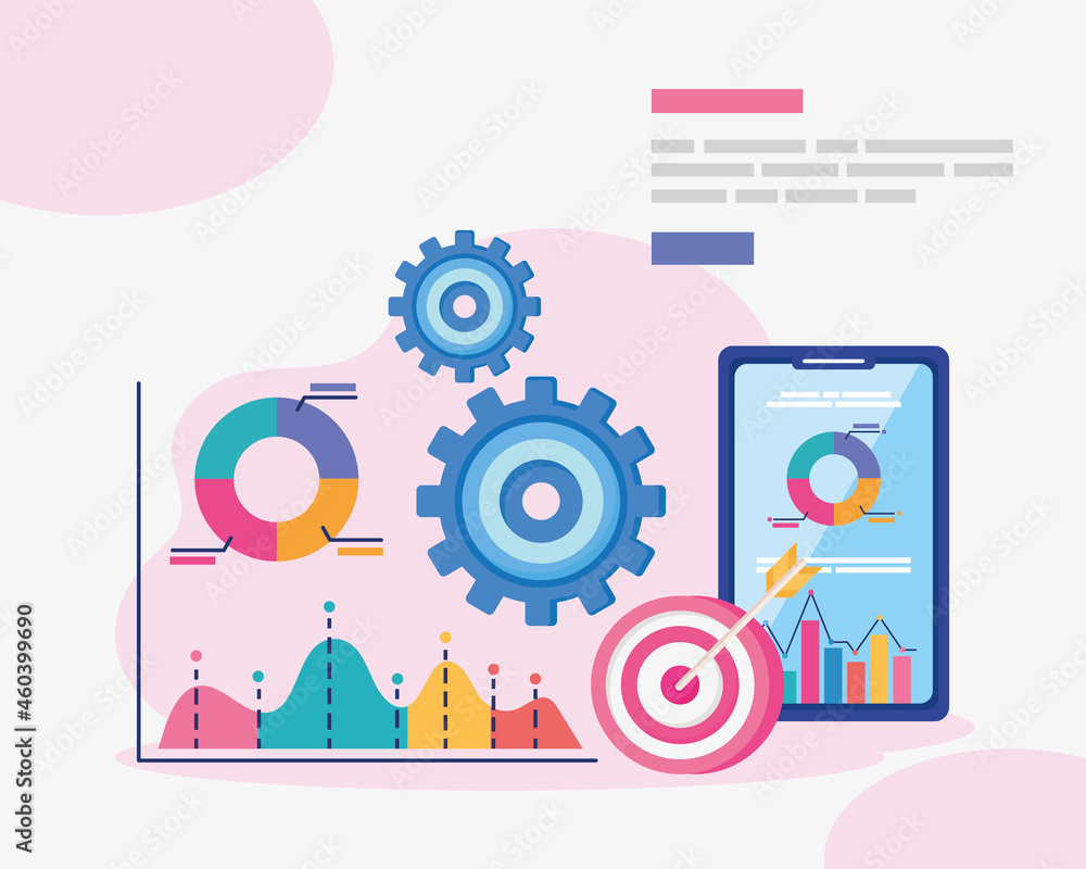 Poster analytics data with smartphone
