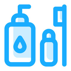 Toiletries Icon Illustration
