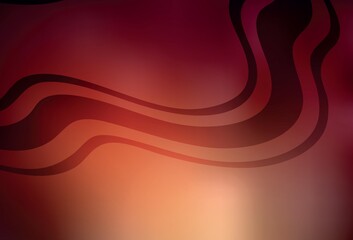 Dark Red vector abstract blurred background.