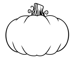 vector fall pumpkin