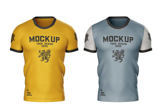 Men’S Sports T Shirt Mockup