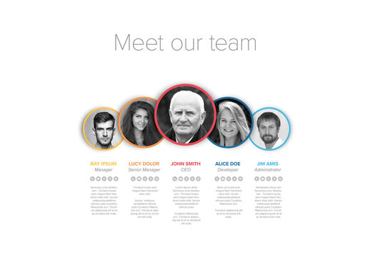 Meet Our Company Team Modern Presentation Template