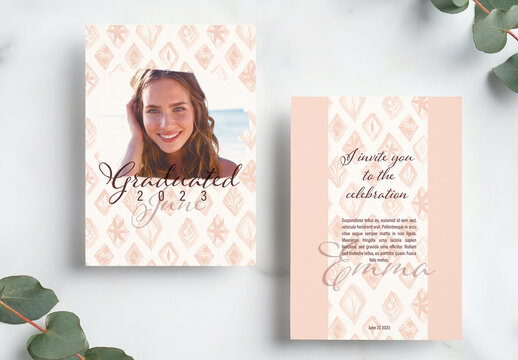 Graduated Invitation Watercolor