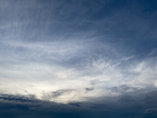 blue sky with clouds