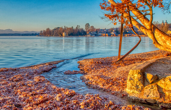 Brahmspromenade im Winter