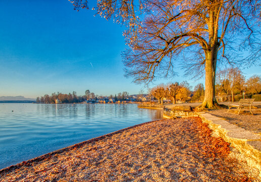 Brahmspromenade im Winter