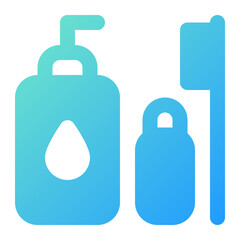 Toiletries Icon Illustration