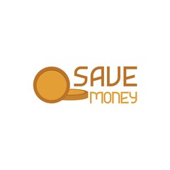 Save money icon isolated on white background