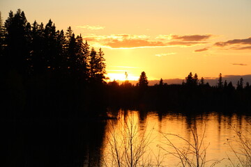 October Sunset, Elk Island National Park, Alberta