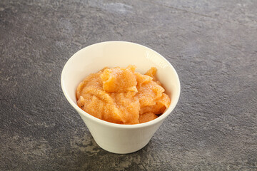 Delicous superfood - cod fish caviar
