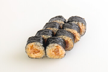 Japanese traditional roll salmon maki