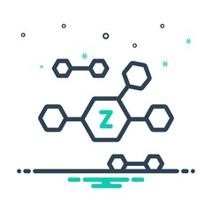 Mix icon for zinc