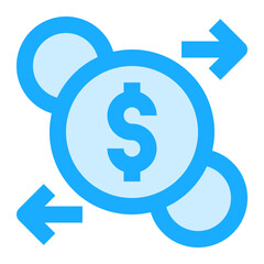 Money Flow icon illustration