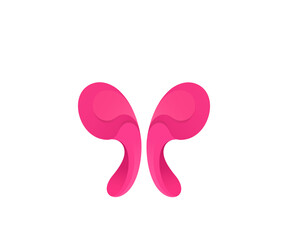 beautiful butterfly logo