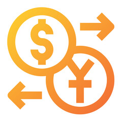 Currency Exchange icon illustration
