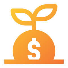 Investment icon illustration