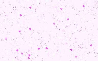 Light Purple vector background with abstract shapes.