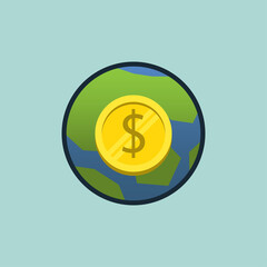 World Economy Money Coin Dollar